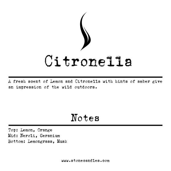 Citronella (Essential Oil) Sample Scent Strip Online now